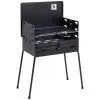 Гриль-барбекю Bo-Camp вугільний Suitcase Model Black (8130030) (DAS303886)