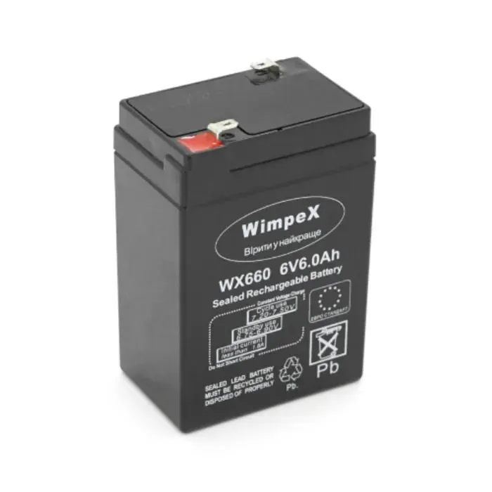 Батарея до ДБЖ Wimpex 6V 6Ah (Wimpex WX-660)