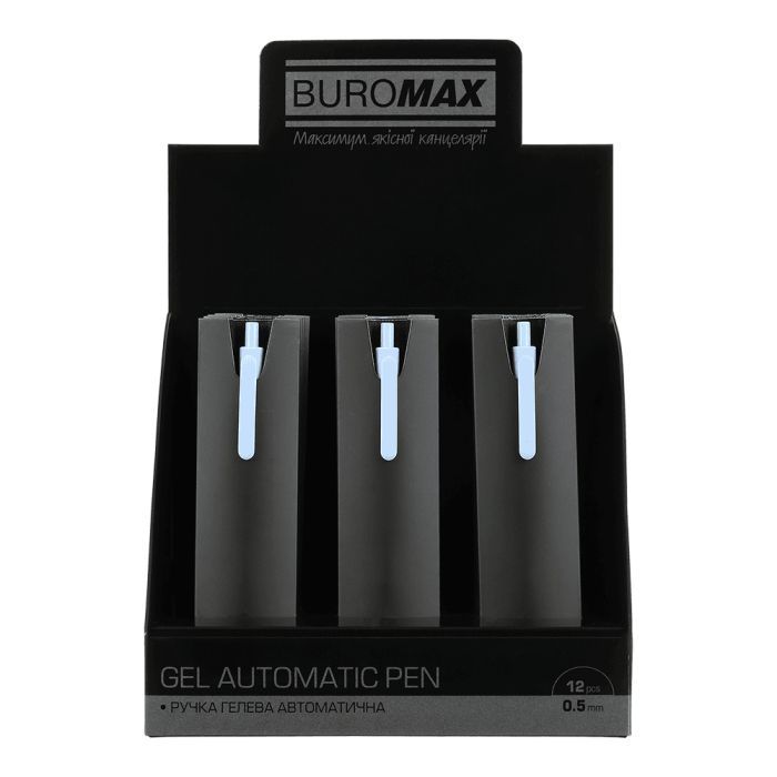 Ручка гелева Buromax автоматична MIST, 0,5 мм, сині чорнила, лаванда (BM.83103-39) зображення 5
