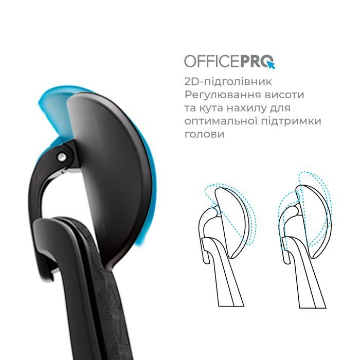 Офісне крісло OfficePro Omnis, OC640R (OC640R) зображення 11