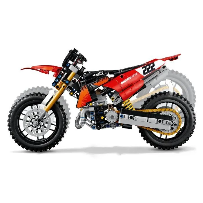 Конструктор LEGO Technic Мотоцикл Ducati Desmo450 MX Factory (42238) изображение 4