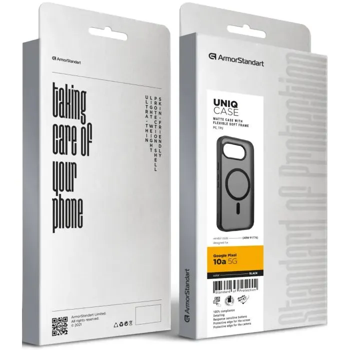 Чехол для мобильного телефона Armorstandart Uniq MagCase Google Pixel 10a 5G Black (ARM91776) изображение 3