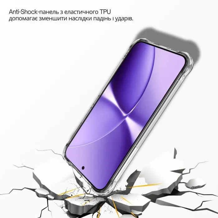 Чехол для мобильного телефона BeCover Anti-Shock Poco X8 Pro Max Clear (716025) изображение 4