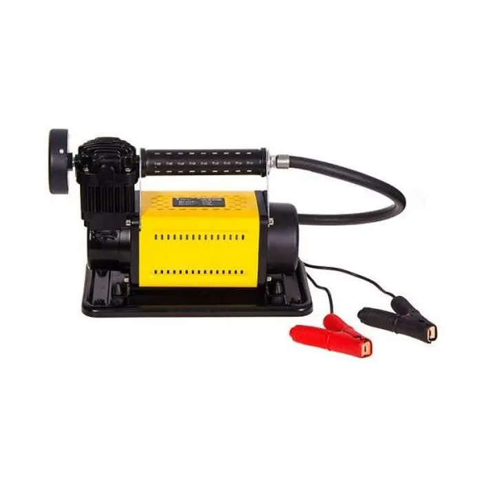 Автомобильный компрессор T-MAX 30A, 150psi, 72L/min, клеммы, шланг (8072601)