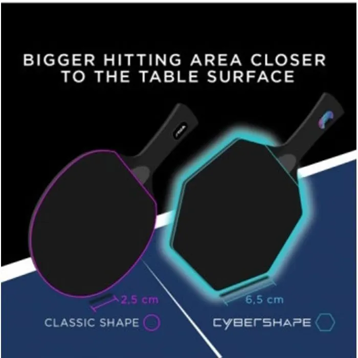 Комплект для настольного тенниса Stiga Sonic V2 Cybershape 2 Bats 3 Balls (1210-1206-35) (931946) изображение 7