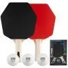Комплект для настольного тенниса Stiga Sonic V2 Cybershape 2 Bats 3 Balls (1210-1206-35) (931946)