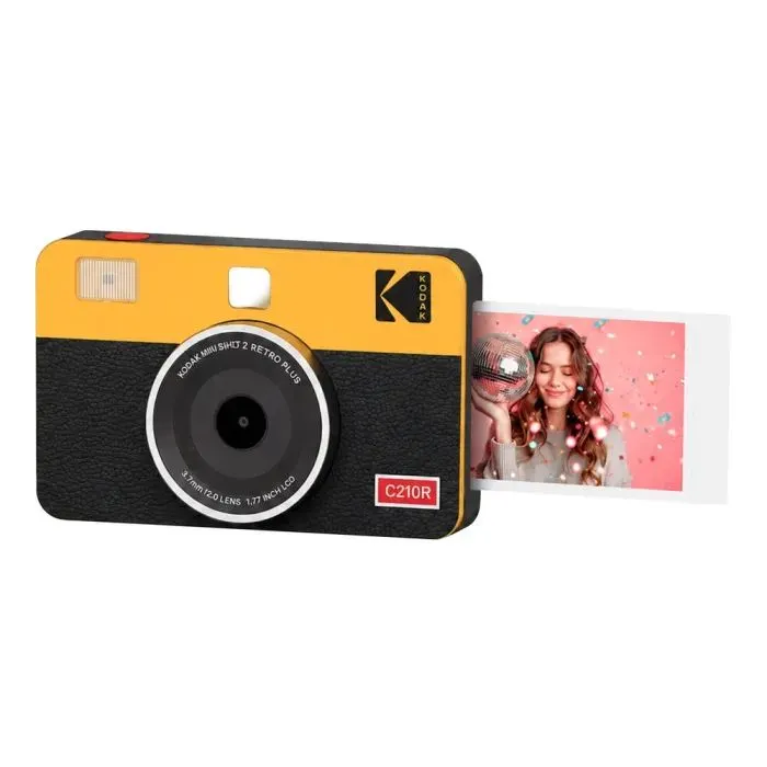 Камера миттєвого друку Kodak Mini Shot 2 Retro Yellow (C210R)
