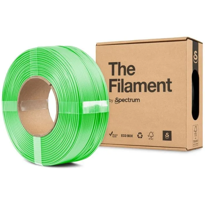 Пластик для 3D-принтера The Filament PLA Lite 1.75mm 1kg ReFill GREEN (TF-24229) изображение 3