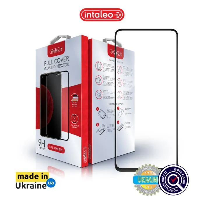 Скло захисне Intaleo Full Glue Oppo A76 4G Black (1283126528880) зображення 2