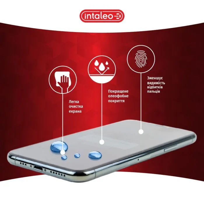Скло захисне Intaleo Full Glue Oppo A76 4G Black (1283126528880) зображення 6
