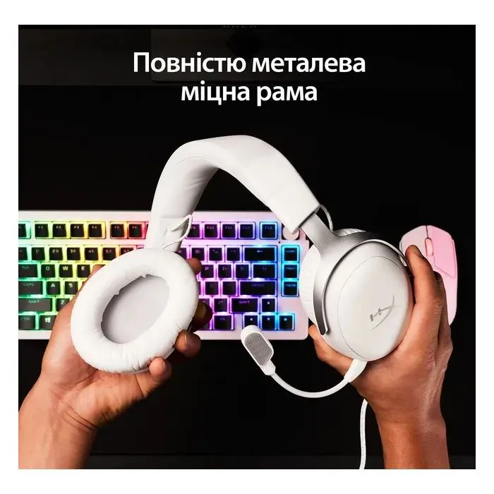 Наушники HyperX Cloud III White (BS7C1AA) изображение 8