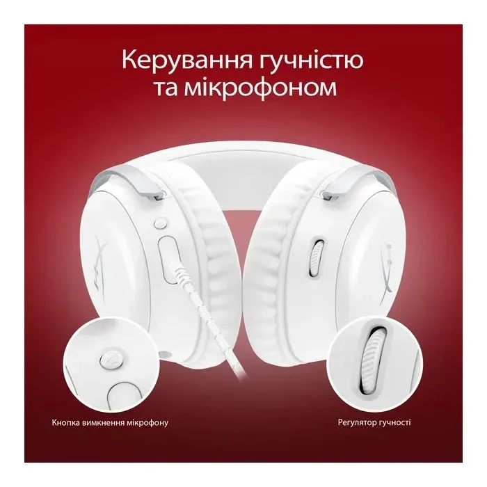 Наушники HyperX Cloud III White (BS7C1AA) изображение 9