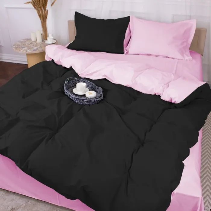Постільна білизна MirSon Poplin Line 018 + 099 Ammon 143 x 210 (2200006283775)
