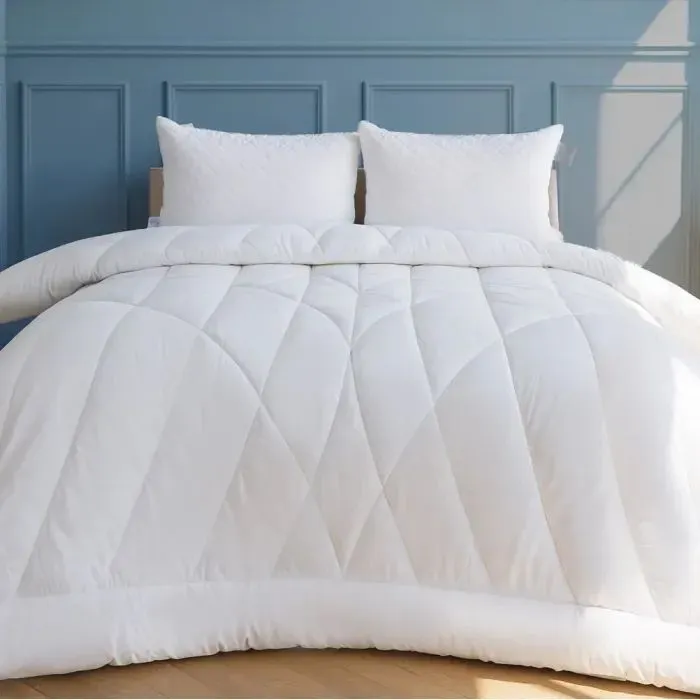 Одеяло MirSon Набор №9590 Royal Одеяло всесезонное Полуторное 140х205 Ecosilk + Подушка 50х70 (2200010807073)