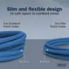 Патч-корд 1м, FTP, cat.6A, Sliim, AWG 32/7, Cu, LSZH, blue Digitus (DK-1632-A-010S-B) изображение 3