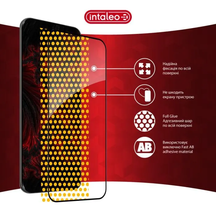 Скло захисне Intaleo Full Glue ESD Infinix Hot 60 Pro Plus Black (1283126630194) зображення 7