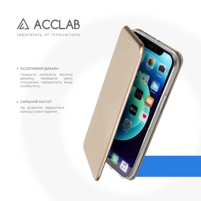 Чохол до мобільного телефона ACCLAB Book Cover Elegance Samsung Galaxy M35 Gold (1283126611254) зображення 4