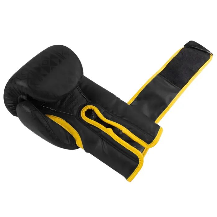 Боксерські рукавички PowerPlay 3021 Ukraine Чорні 12 унцій (PP_3021_12oz_Black) зображення 6