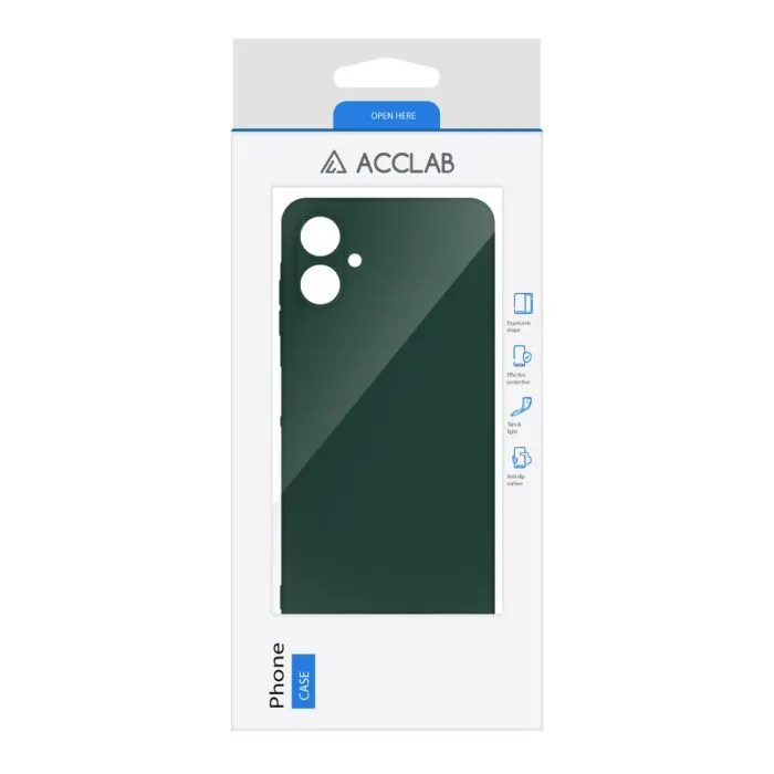 Чохол до мобільного телефона ACCLAB Silicone Samsung Galaxy A06 Dark Green (1283126601651) зображення 2