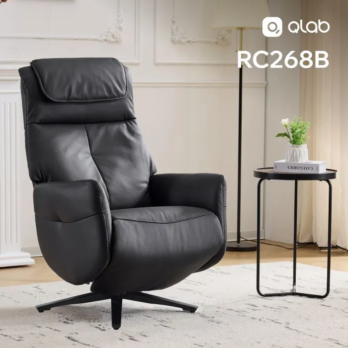 Офісне крісло Qlab RC268B Black (RC268B) зображення 8