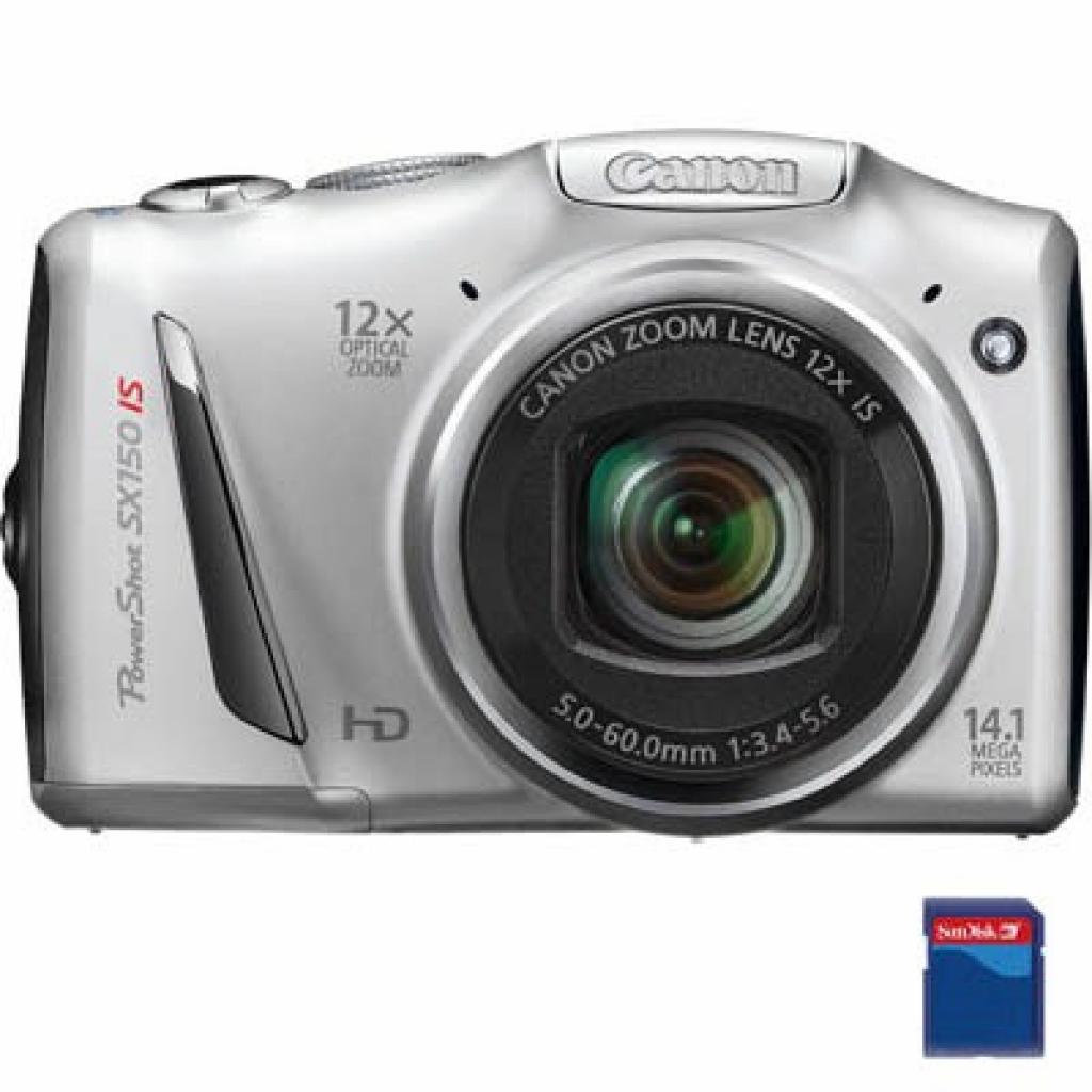 ᐈ Купить цифровой фотоаппарат Canon PowerShot SX150is silver