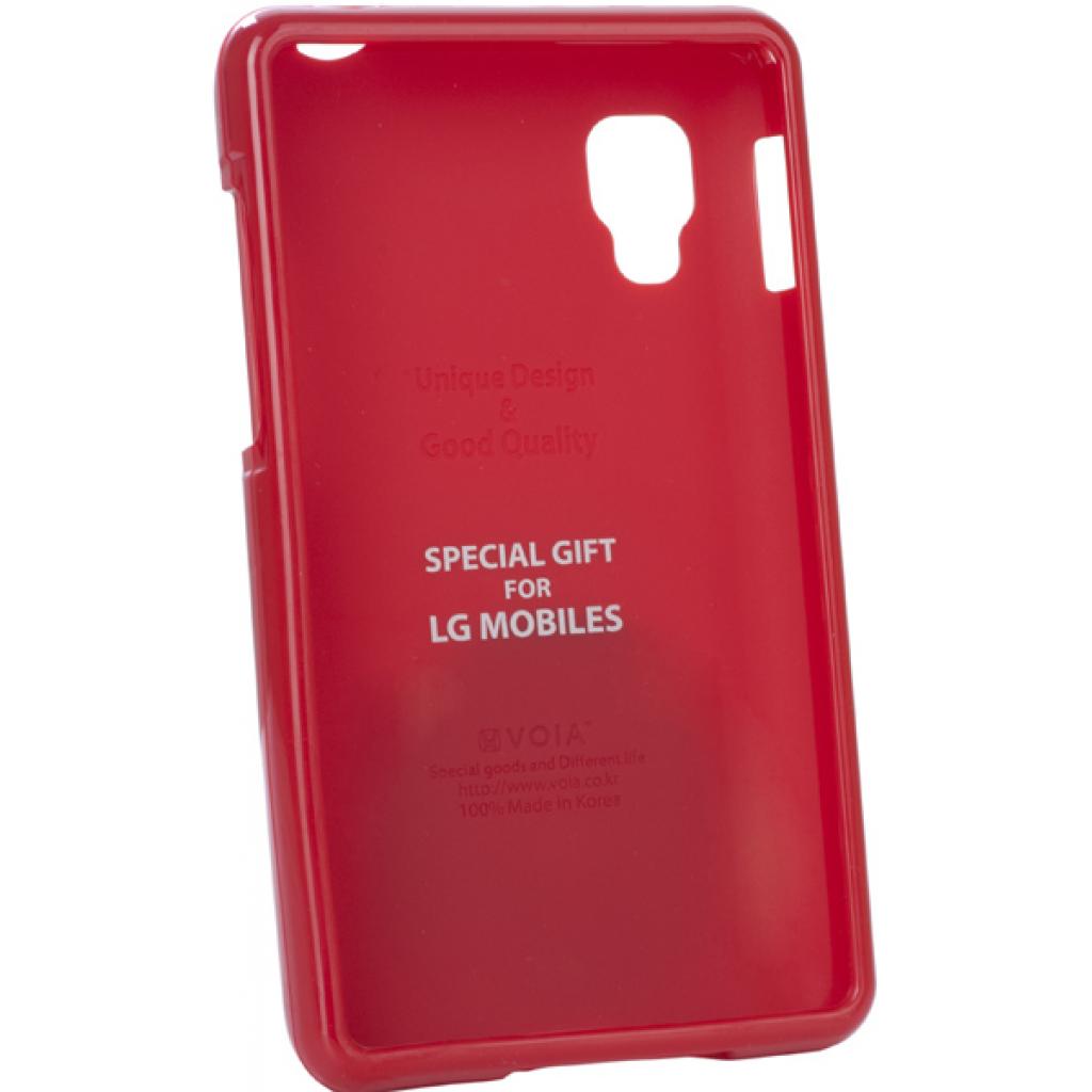 Чохол до мобільного телефона Voia для LG E440 Optimus L4II /Jelly/Red (6068183)