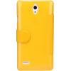 Чехол для мобильного телефона Nillkin для Huawei G700/Fresh/ Leather/Yellow (6076856) изображение 5