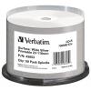 Диск CD Verbatim 700Mb 52x Cake box Printable Silver 50шт (43653)