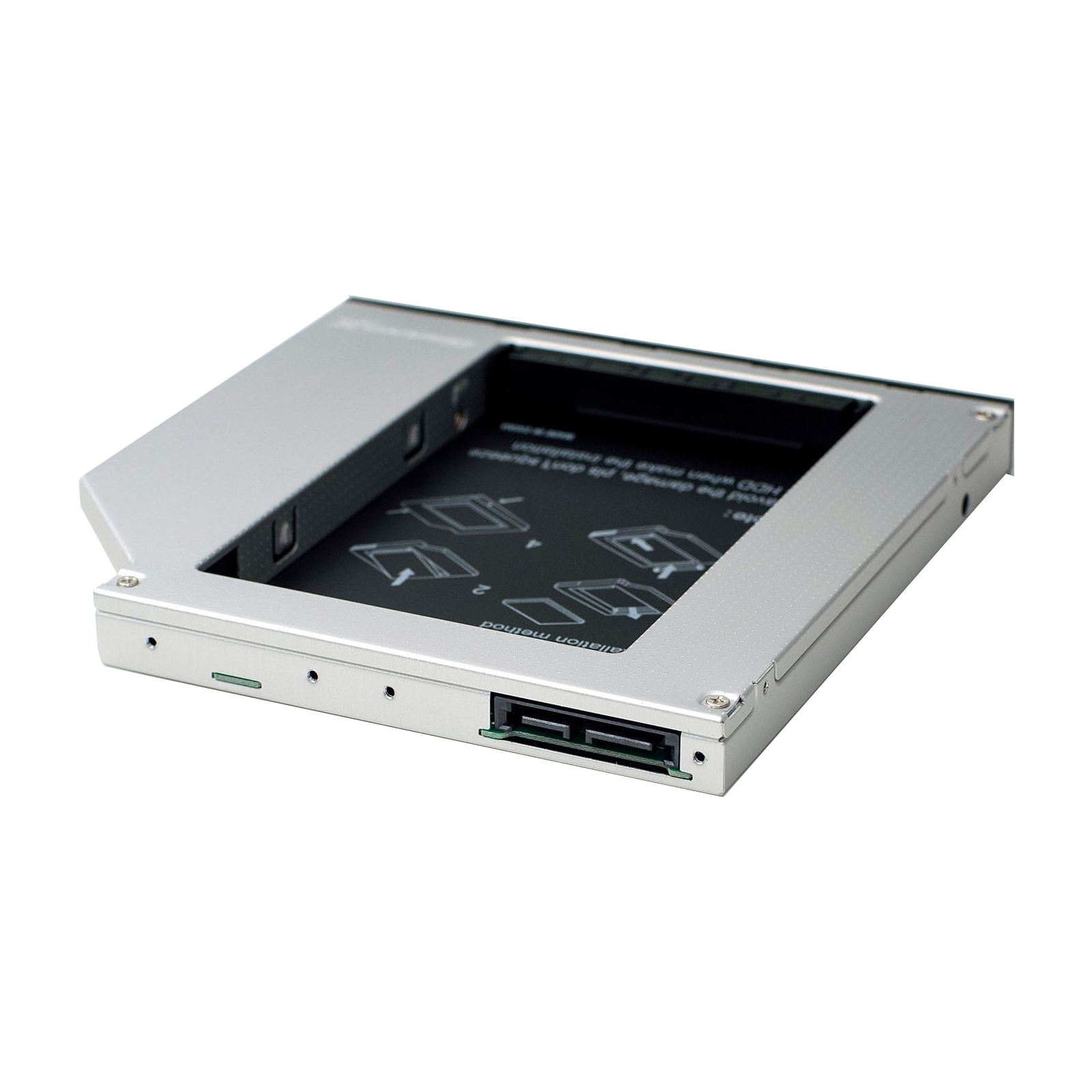 Фрейм-переходник Grand-X HDD 2.5'' to notebook 12.7 mm ODD SATA/mSATA (HDC-25N) изображение 2