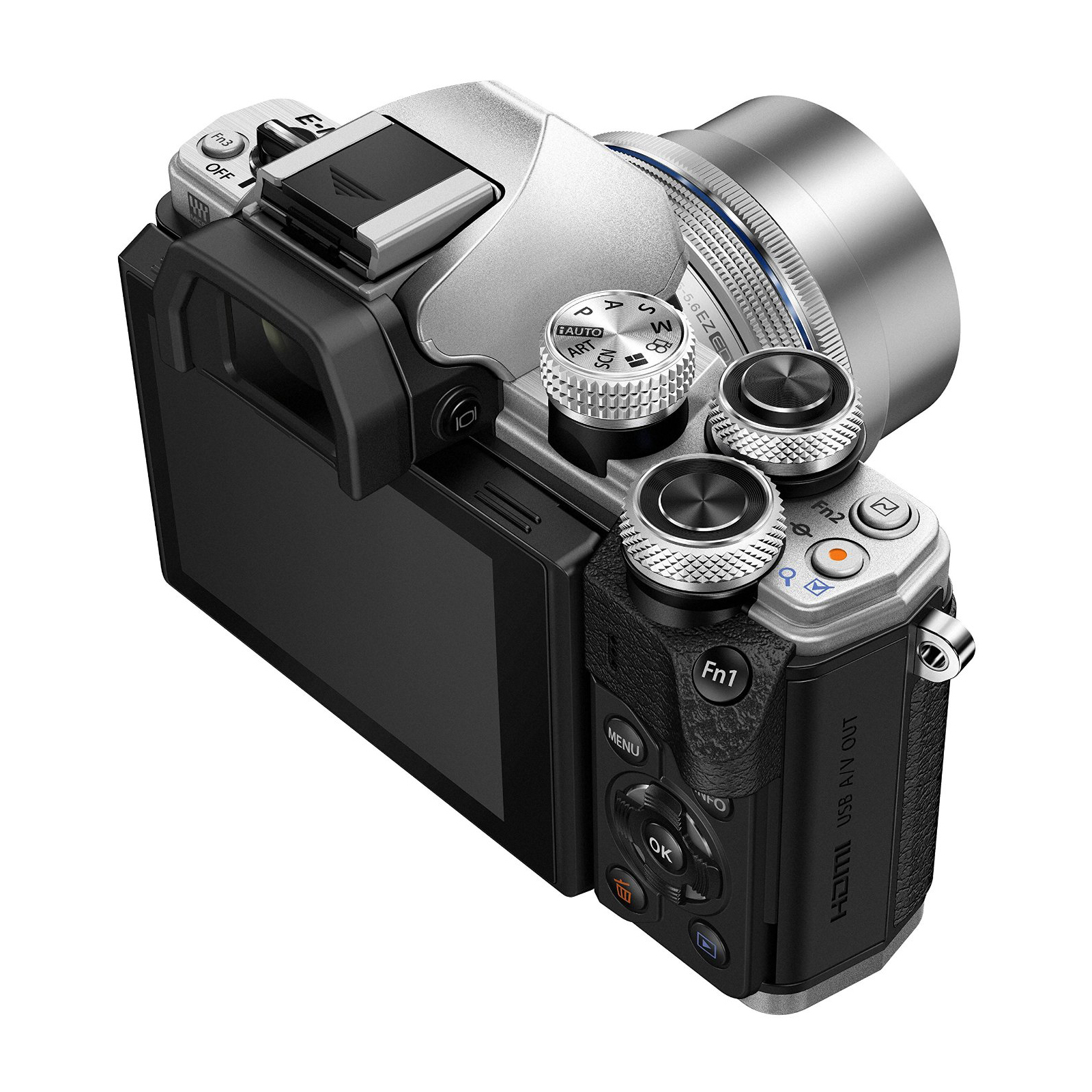 Цифровой фотоаппарат Olympus E-M10 mark II Pancake Zoom 14-42 Kit silver/silver (V207052SE000) изображение 8