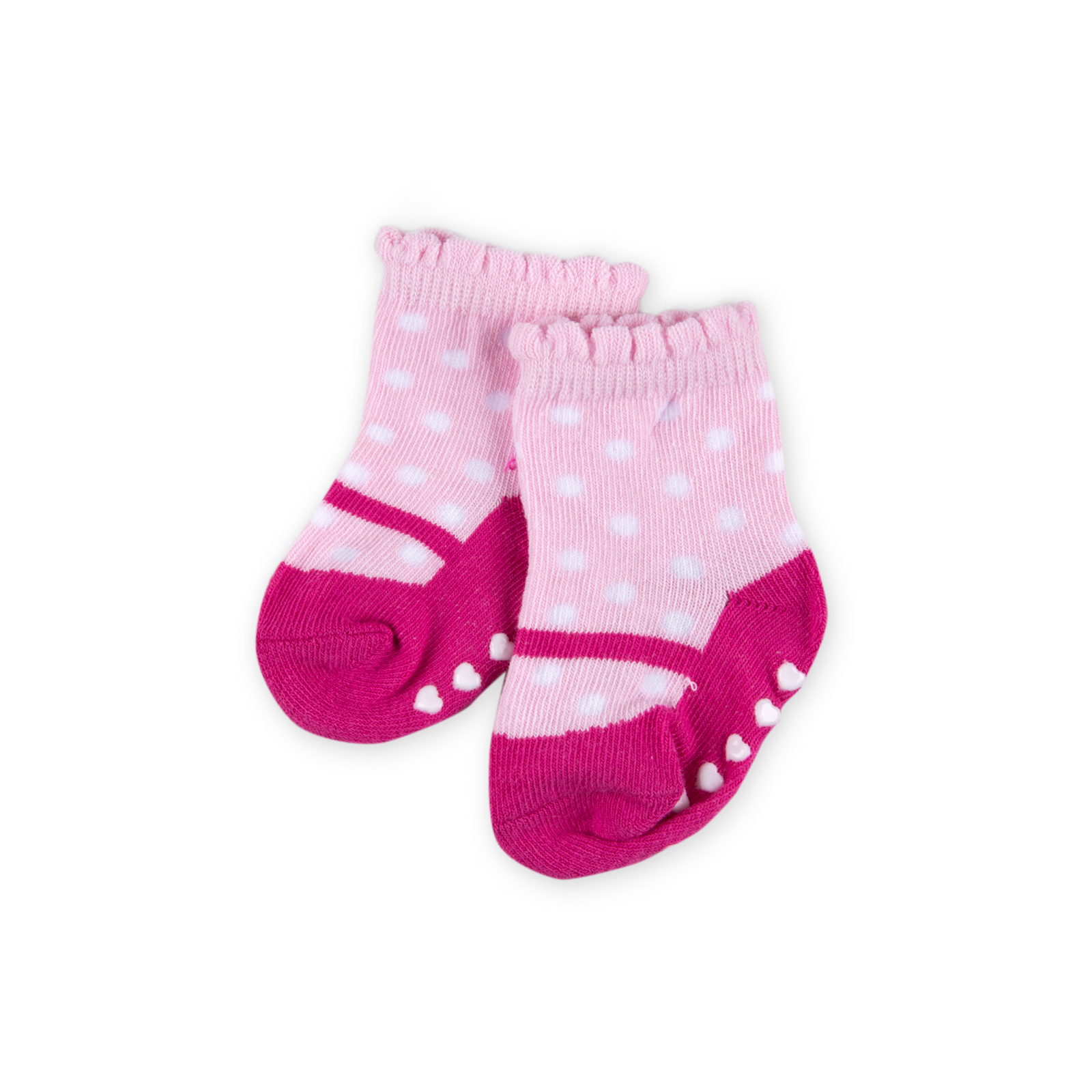 Шкарпетки дитячі Luvable Friends 3 пари неслизькі, для дівчаток (23117.12-24 F) зображення 2