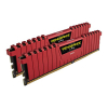 Модуль пам'яті для комп'ютера DDR4 16GB (2x8GB) 2400 MHz Vengeance LPX Red Corsair (CMK16GX4M2A2400C14R) зображення 3