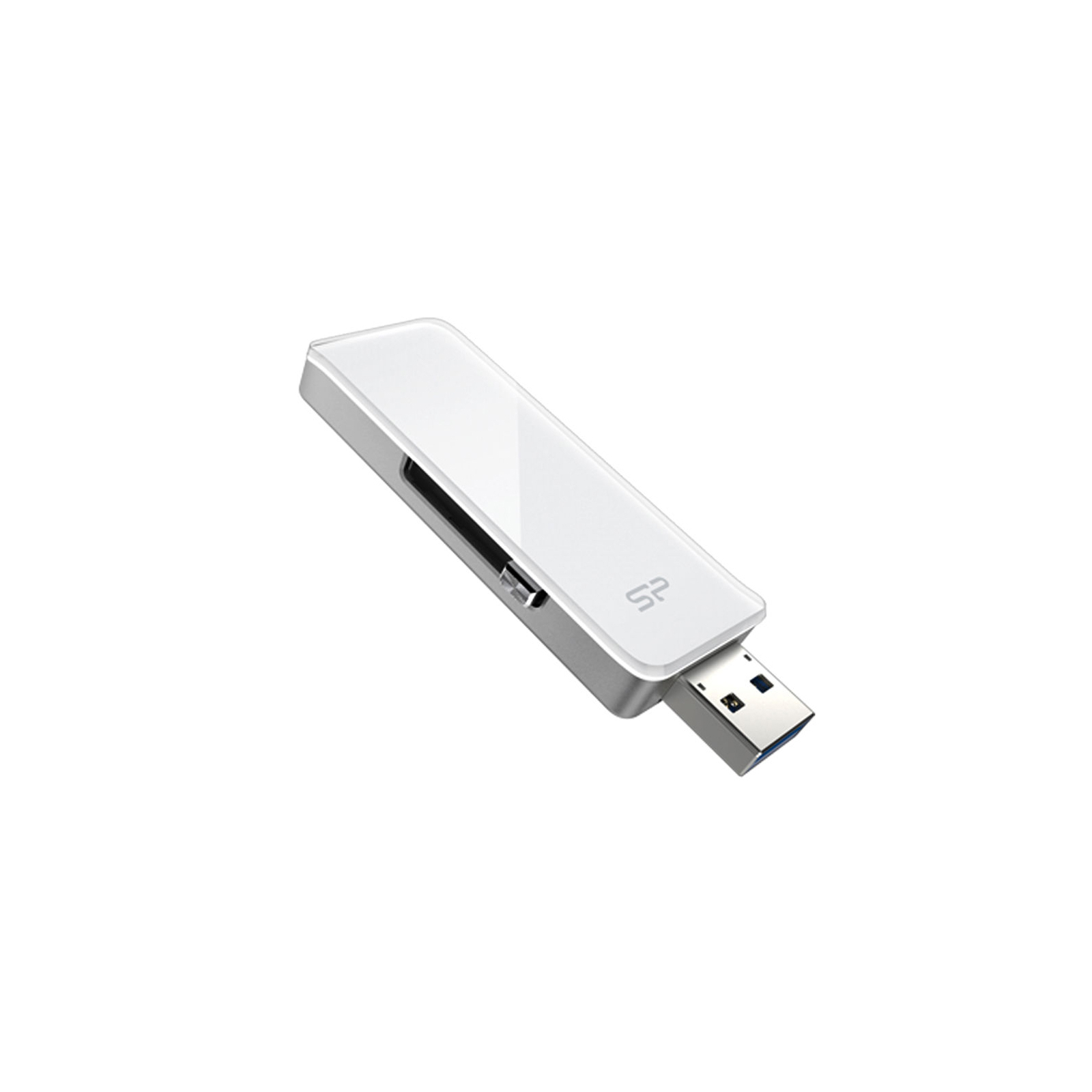 USB флеш накопитель Silicon Power 128GB xDrive Z30 White USB 3.0 (SP128GBLU3Z30V1W) изображение 7