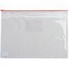Папка на молнии Buromax А5, plastic zipper red (BM.3947-05)