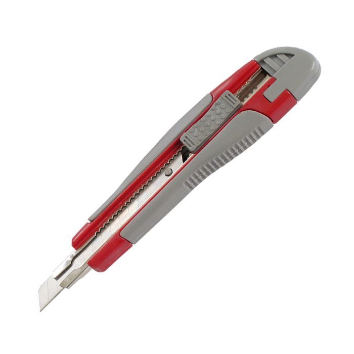 Нож канцелярский Axent 9мм, metal runners, rubber inserts (6701-А)