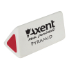 Ластик Axent soft Pyramid, white-red (display) (1187-А)