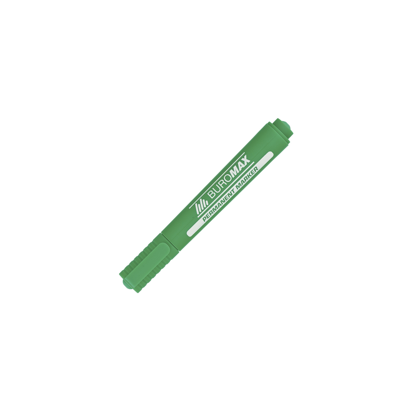Маркер Buromax Permanent "JOBMAX", round tip, green (BM.8700-04)
