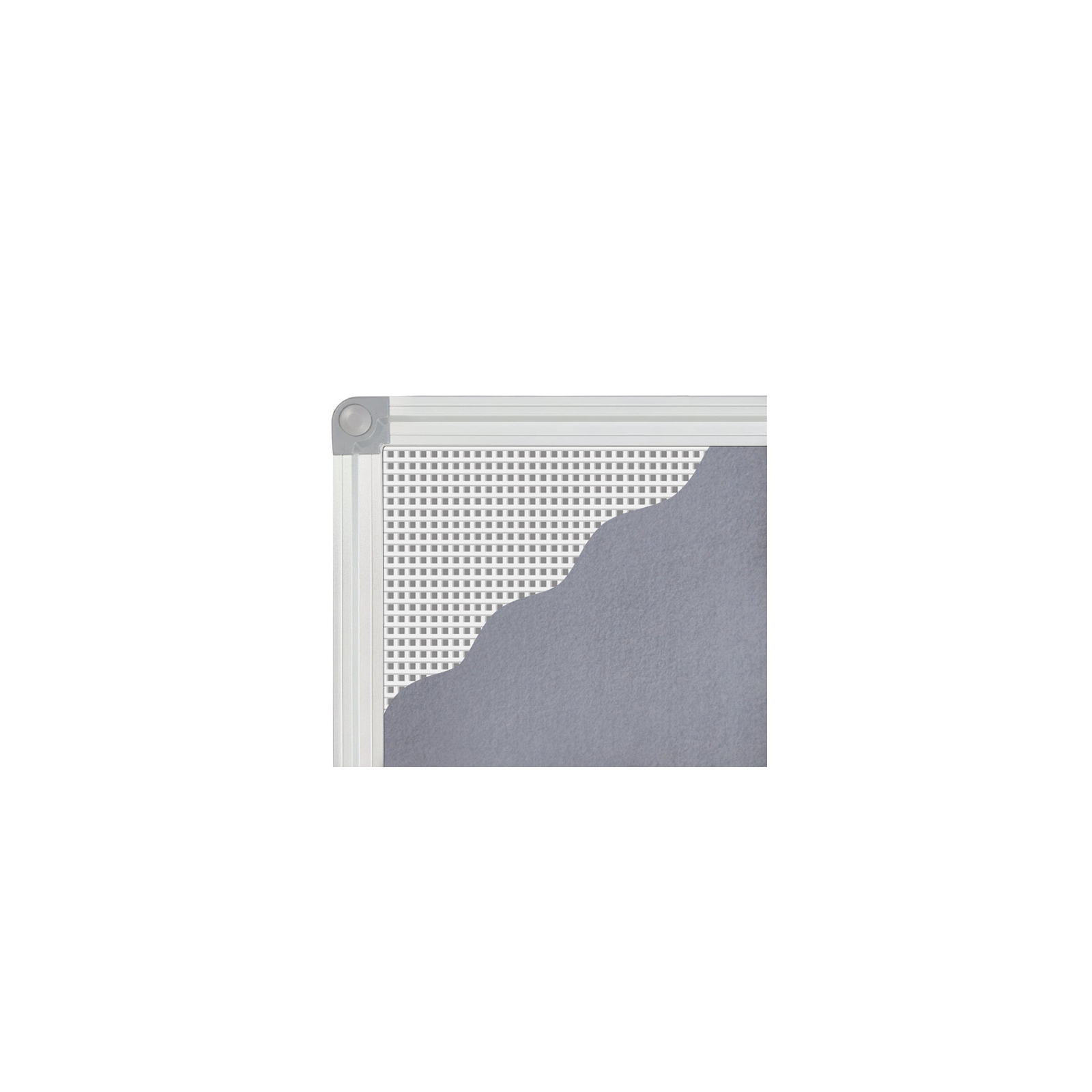 Офисная доска Buromax magnetic, 60x90см, textile, aluminum frame (BM.0020) изображение 2