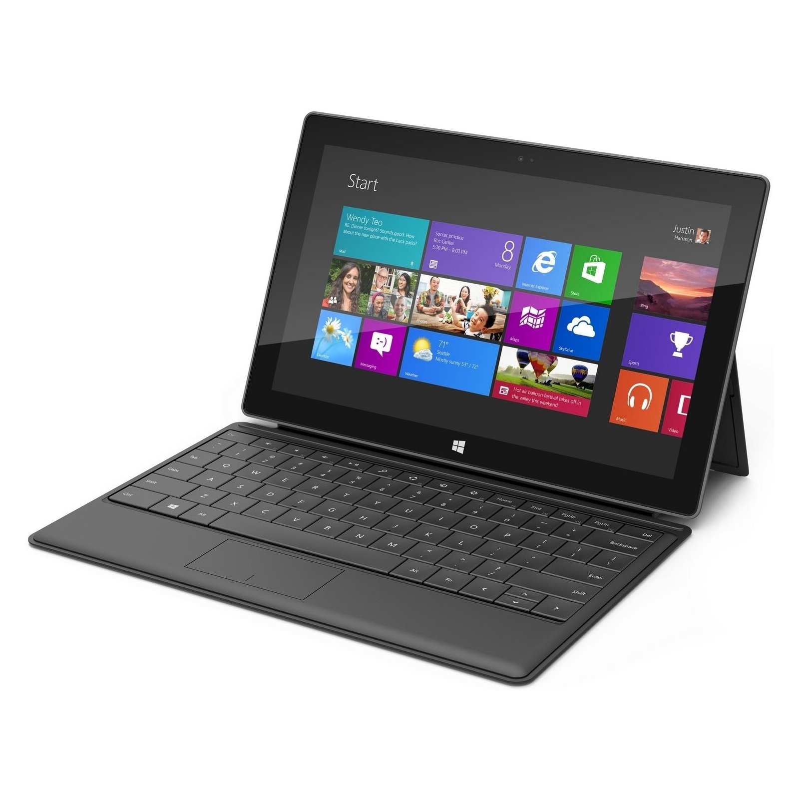 Чехол для планшета Microsoft для Surface Black (D7S-00016) изображение 2