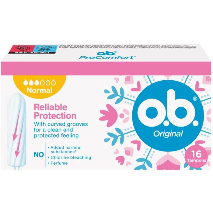 Тампоны o.b. Original Normal 16 шт. (3574660089318/3574661350134)