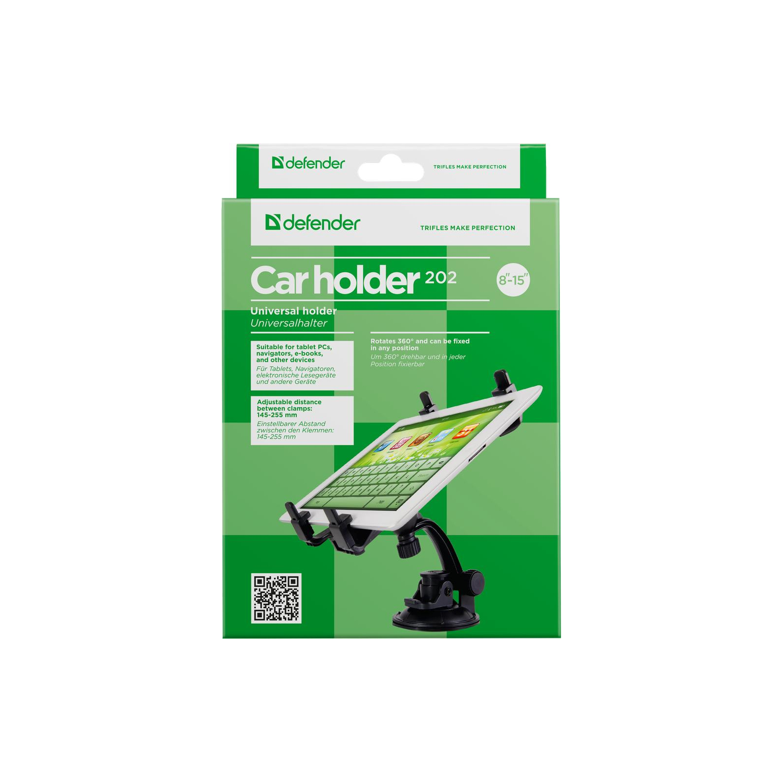 Універсальний автотримач Defender Car holder 202 for tablet devices (29202) зображення 3
