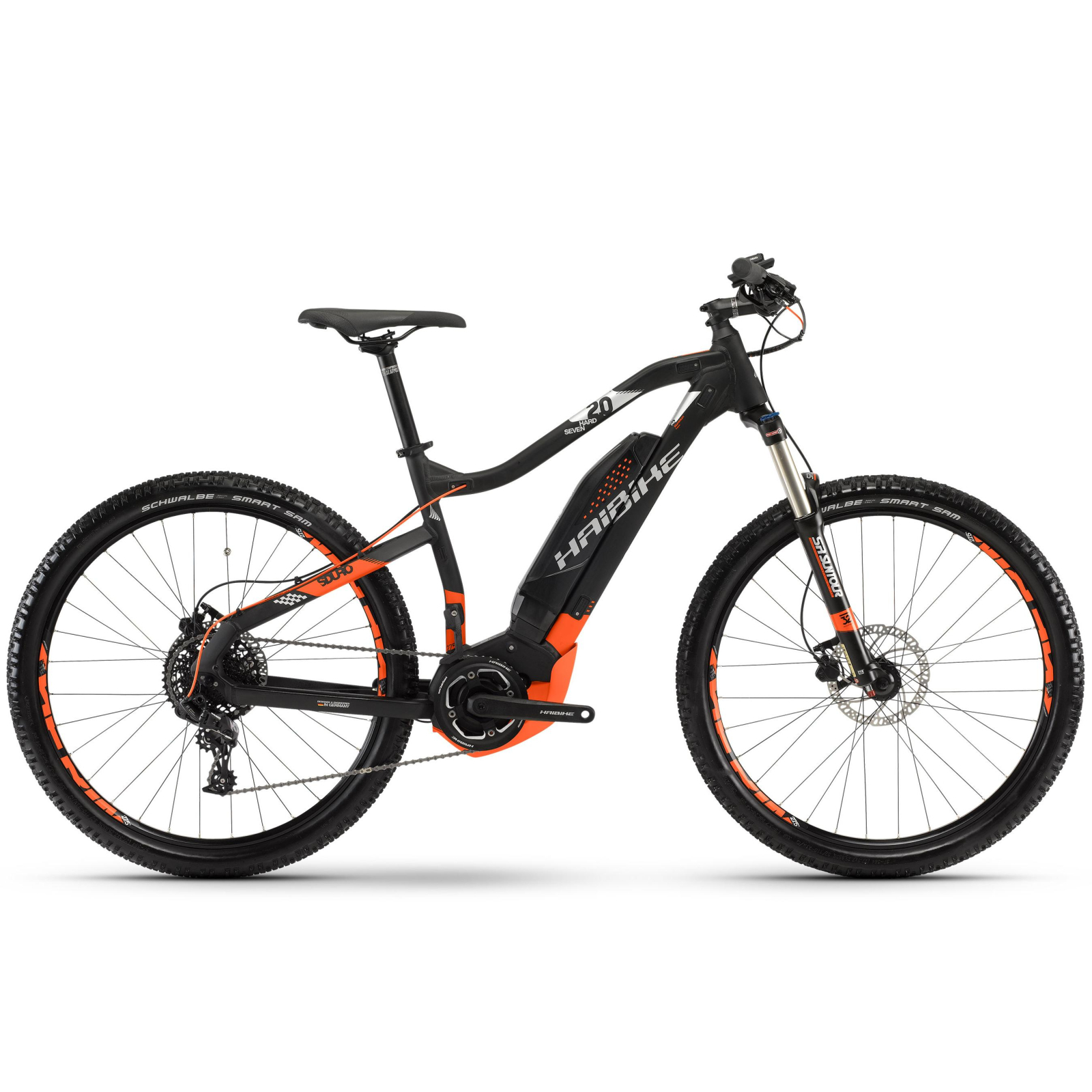 Электровелосипед Haibike SDURO HardSeven 2.0 27,5" 400Wh, рама 45см, 2018 (4540010845)