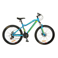 Велосипед Optimabikes 26" ALPINA 2018 AM 14G DD рама-16" Al голубо-зеленый (OPS-OP-26-102)