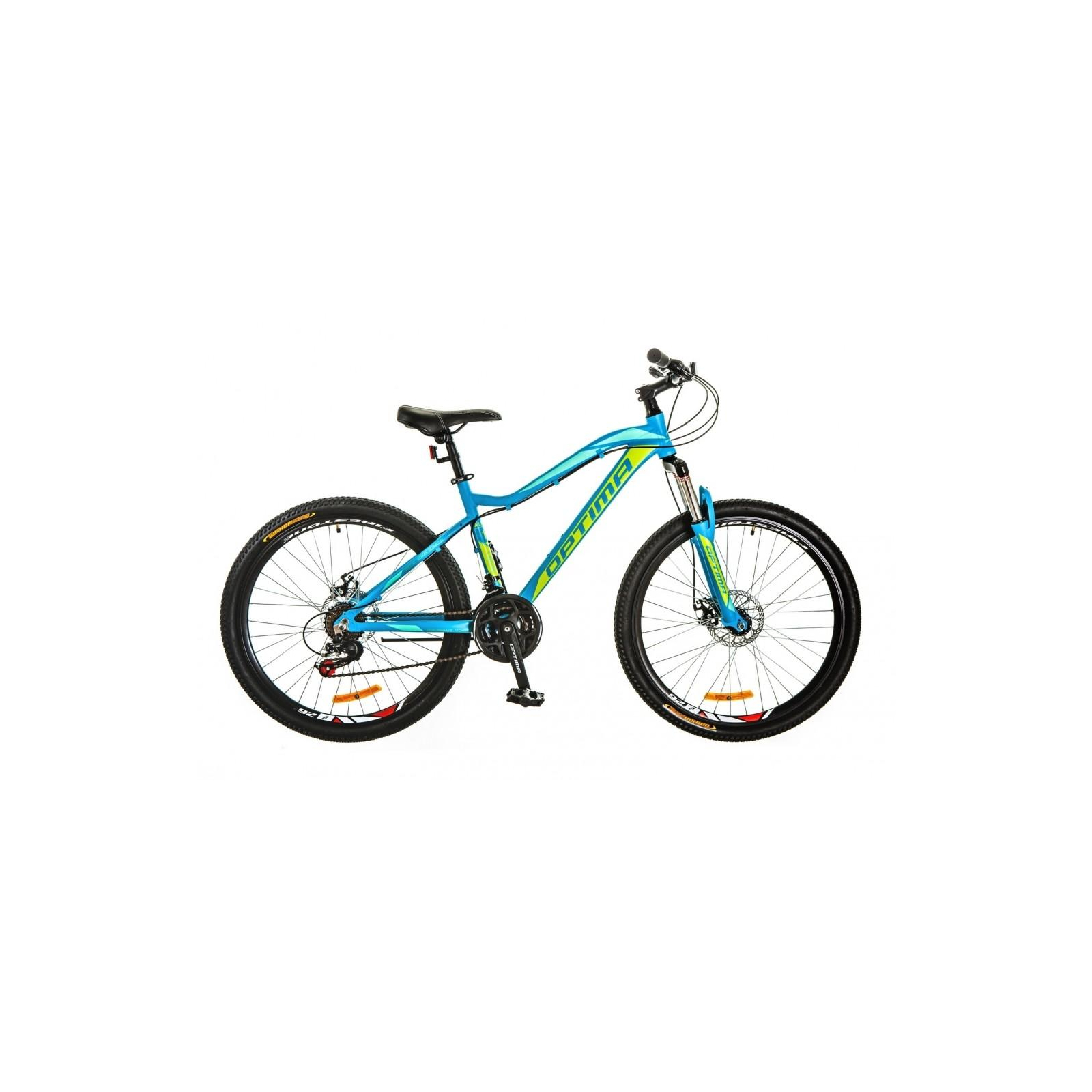 Велосипед Optimabikes 26" ALPINA 2018 AM 14G DD рама-16" Al голубо-зеленый (OPS-OP-26-102)