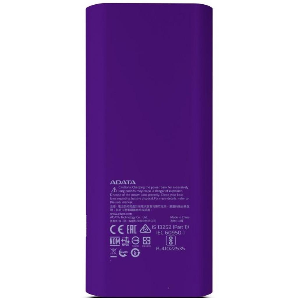 Батарея универсальная ADATA P12500D 12500mAh Purple (AP12500D-DGT-5V-CPU) изображение 3