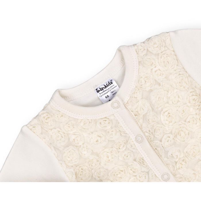 Набір дитячого одягу Интеркидс з трояндочками (2364-74G-beige) зображення 7
