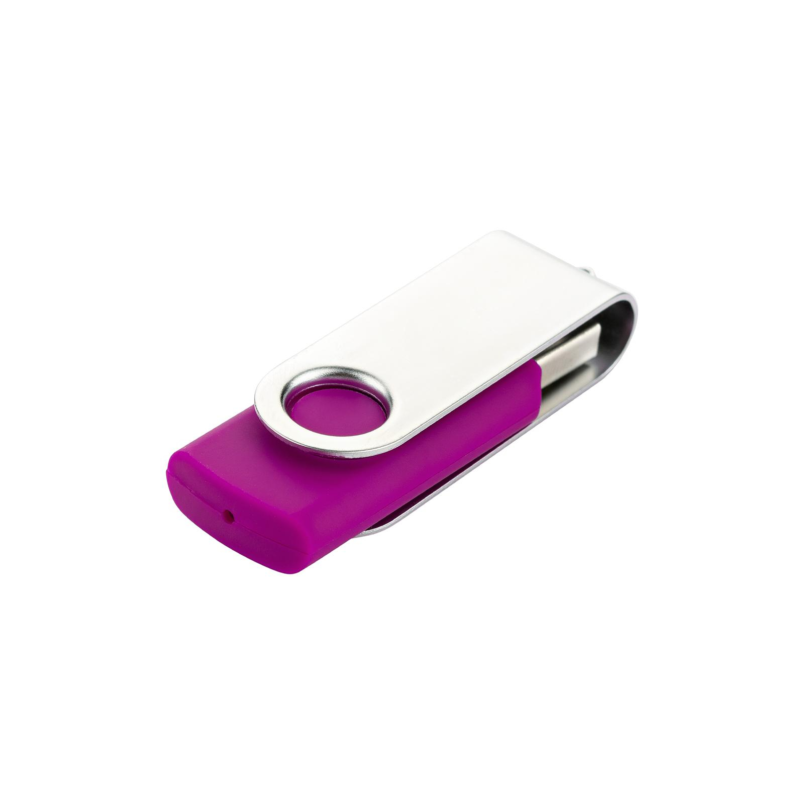 USB флеш накопичувач eXceleram 8GB P1 Series Silver/Purple USB 2.0 (EXP1U2SIPU08) зображення 6