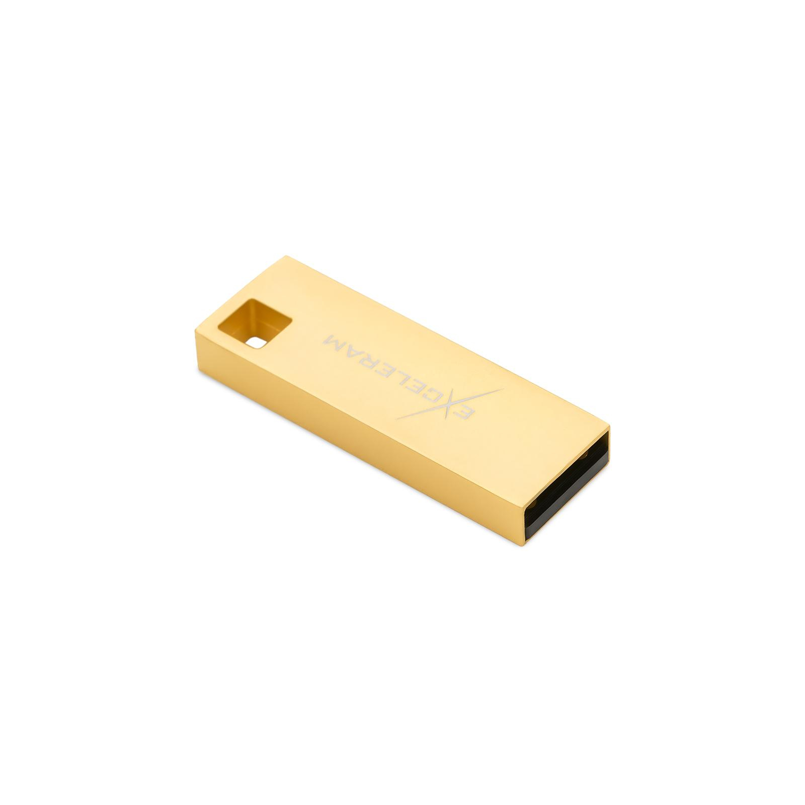USB флеш накопитель eXceleram 64GB U1 Series Gold USB 3.1 Gen 1 (EXP2U3U1G64) изображение 2