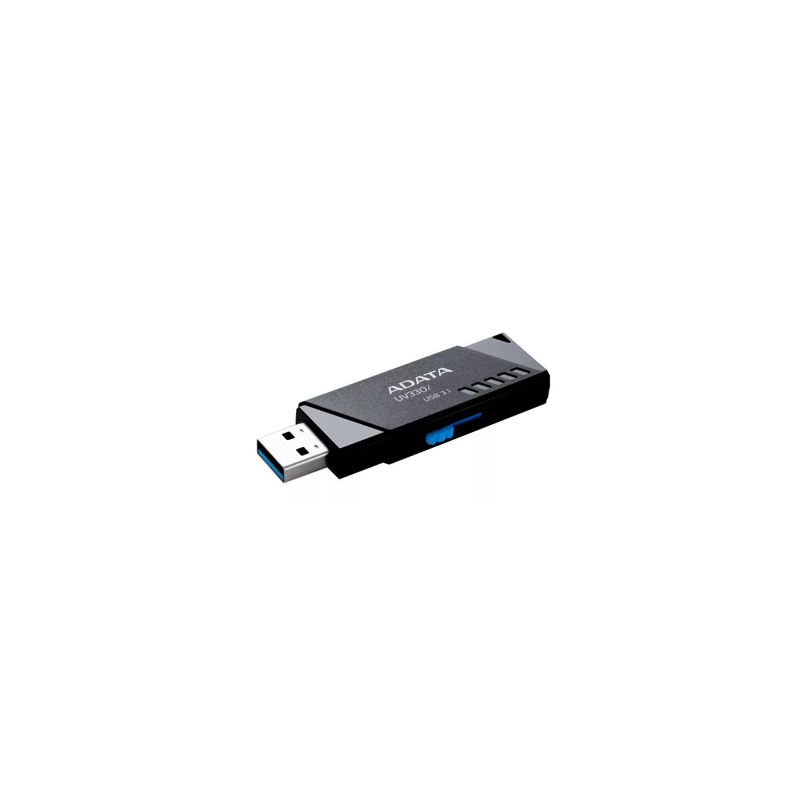 USB флеш накопитель ADATA 16GB UV330 Black USB 3.1 (AUV330-16G-RBK) изображение 3