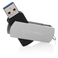 USB флеш накопитель eXceleram 64GB P2 Series Silver/Black USB 3.1 Gen 1 (EXP2U3SIB64) изображение 3